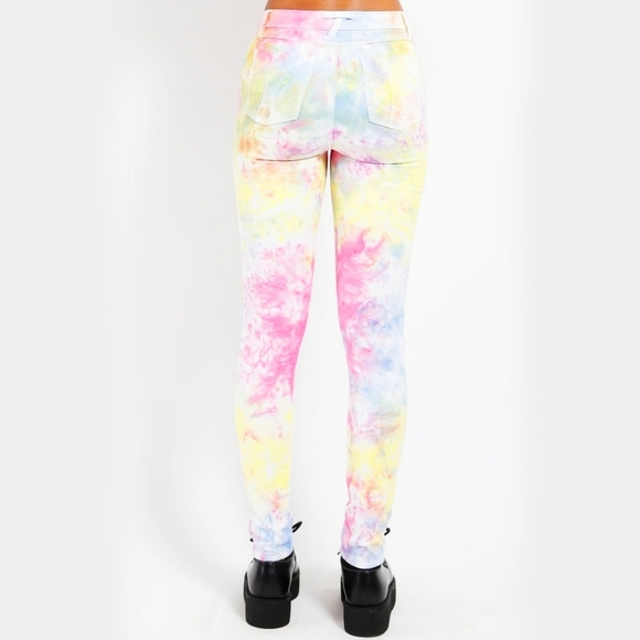TRIPP NYC Tie-Dye Festival Pants | Skinny | Size 27 & 28 | NWT - Picture 7 of 16